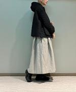 FOIL PROCESSING BOX PLEATED SKIRT　