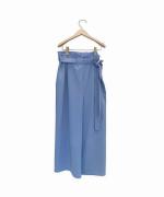 追撚ポリエステル・ツイル ラップスカート