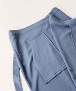 追撚ポリエステル・ツイル ラップスカート