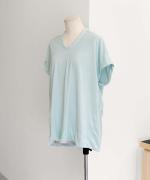 製品染め 30/-ポリエステエル天竺 フレンチスリーブ