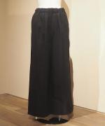 LINEN TWILL EASY WIDE PANTS
