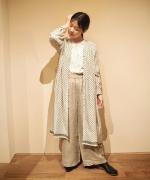 LINEN TWILL EASY WIDE PANTS