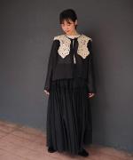 batten collar parts blouse