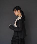 batten collar parts blouse