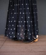 floret jacquard skirt
