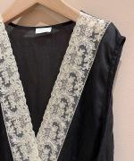 tulle lace ramie dress