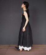 tulle lace ramie dress