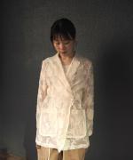 botanical cut jacquard jacket