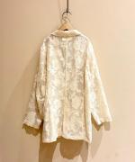 botanical cut jacquard jacket