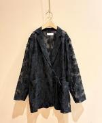 botanical cut jacquard jacket