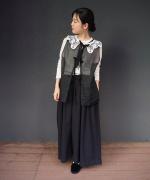 collage organdy gilet