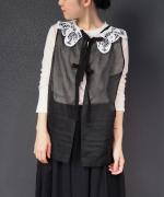 collage organdy gilet