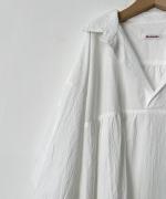 Gathered Long Shirt