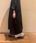 3/4 SLV Long Gather Dress