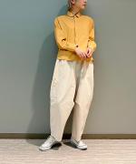 ANONYMOUS ROUND COLLAR BLOUSE