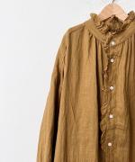 LINEN URBAN FRILL ONE PIECE