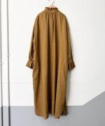 LINEN URBAN FRILL ONE PIECE