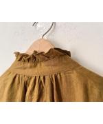 LINEN URBAN FRILL ONE PIECE