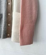 TASMANIA RAM CRAZYPATTERN KNIT CARDIGAN 