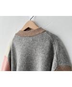 TASMANIA RAM CRAZYPATTERN KNIT CARDIGAN 