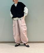 ANONYMOUS KNEE TUCK CARGO PANTS