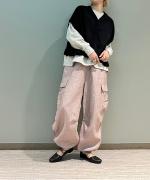 ANONYMOUS KNEE TUCK CARGO PANTS