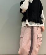 ANONYMOUS KNEE TUCK CARGO PANTS