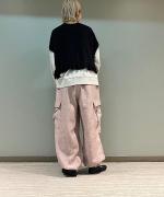 ANONYMOUS KNEE TUCK CARGO PANTS