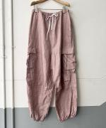 ANONYMOUS KNEE TUCK CARGO PANTS