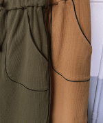 VINTAGE TERECO PIPING EASY PANTS