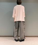 UTILITY DOLMAN SLEEVE DERAVE BORDER T-SH