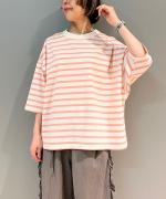 UTILITY DOLMAN SLEEVE DERAVE BORDER T-SH