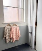 UTILITY DOLMAN SLEEVE DERAVE BORDER T-SH