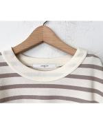 UTILITY DOLMAN SLEEVE DERAVE BORDER T-SH