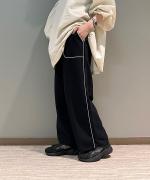 VINTAGE URAKE PIPING EASY PANTS