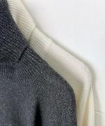 SQUARE WIDE KNIT TURTLE PULL OVER