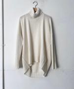 SQUARE WIDE KNIT TURTLE PULL OVER