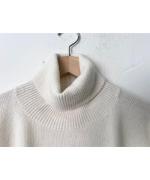 SQUARE WIDE KNIT TURTLE PULL OVER