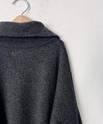 SQUARE WIDE KNIT ZIP PULL OVER