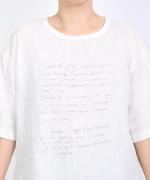 リユールリネンプリント 5分袖