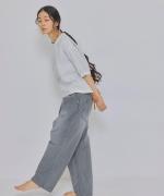 リユールリネンプリント 5分袖