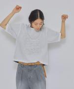 リユールリネンプリント 5分袖