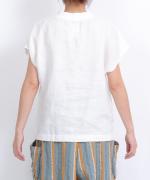 リユールリネン ボトルネックプルオーバー