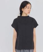 リユールリネン ボトルネックプルオーバー