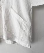 リユールリネン Vネックカーディガン