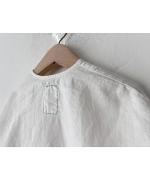 リユールリネン Vネックカーディガン