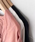 リユールリネン Vネックカーディガン