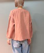 リユールリネン Vネックカーディガン