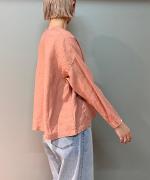 リユールリネン Vネックカーディガン