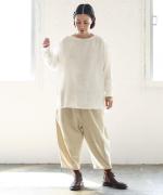 リユールリネン2　ロングプルオーバー